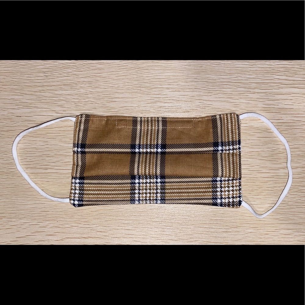 Burberry print reusable face mask